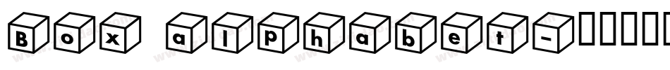 Box alphabet字体转换
